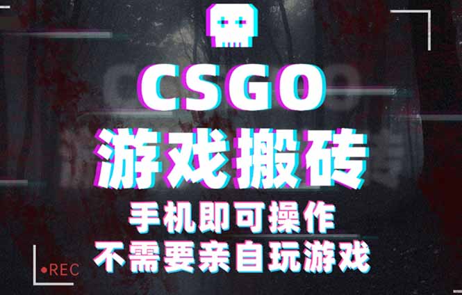 (16090期)CSGO游戏挂机捡漏,单日扫货500+,年底小高峰上车可吃肉,手机即可操作...众成网-学无止境-中创网zibi