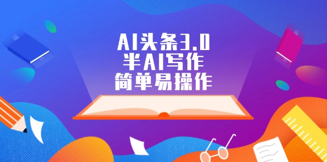 (12266期)AI头条3.0,半AI写作,简单易操作众成网-学无止境-中创网zibi