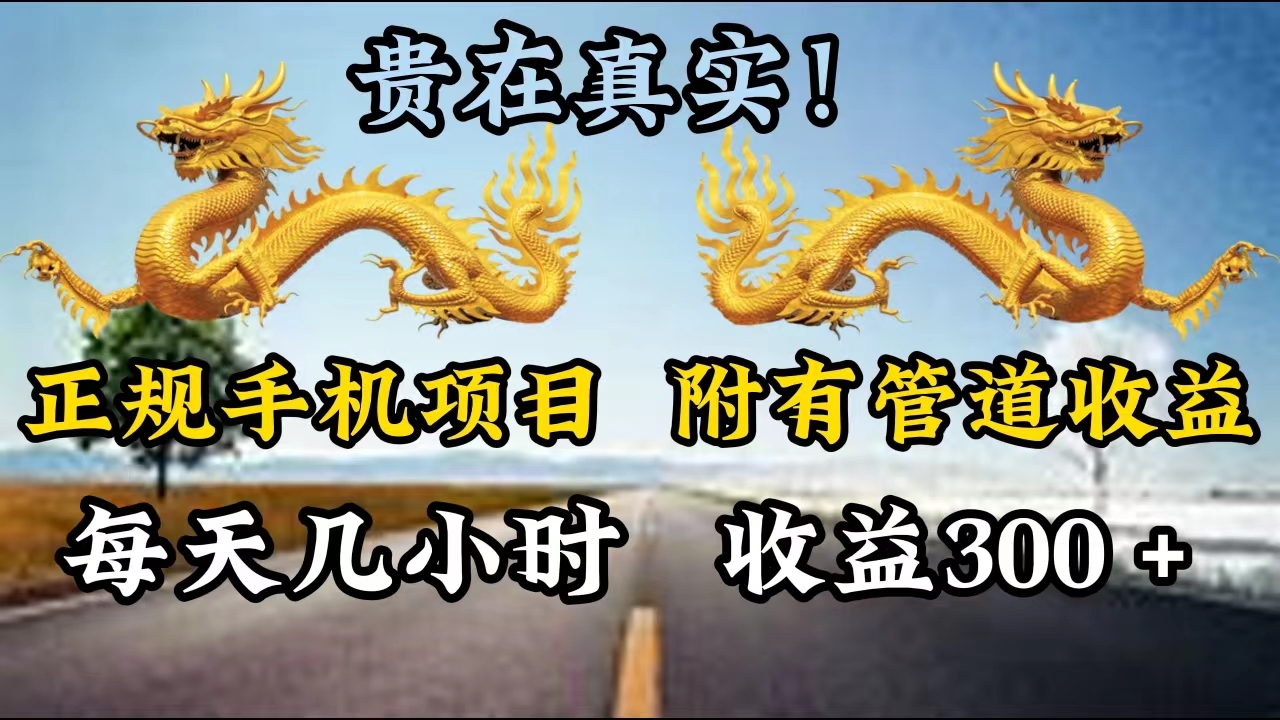 (11600期)正规手机项目,附有丰富的管道收益,每天几小时,收益300+众成网-学无止境-中创网zibi