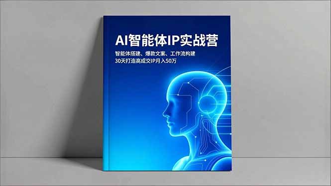（16689期）AI智能体IP实战营，智能体搭建、爆款文案、工作流构建，30天打造高成交IP月入50万众成网-学无止境-中创网zibi