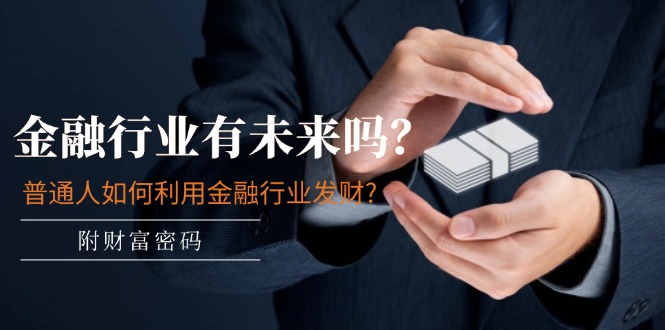 （11499期）某付费文章：金融行业有未来吗？普通人如何利用金融行业发财?(附财富密码)众成网-学无止境-中创网zibi