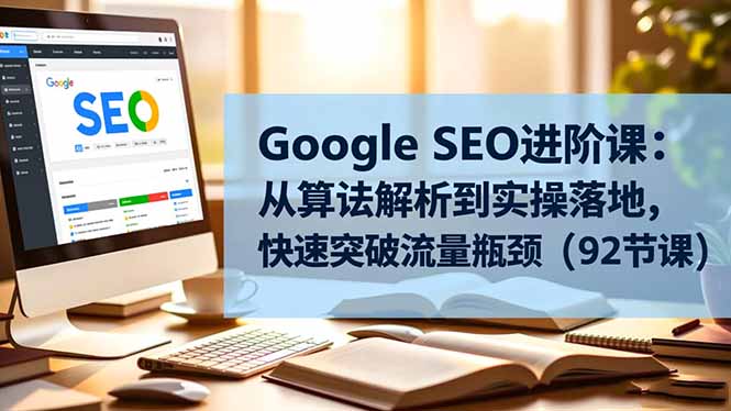 (16576期)Google SEO进阶课:从算法解析到实操落地,快速突破流量瓶颈(92节课)众成网-学无止境-中创网zibi