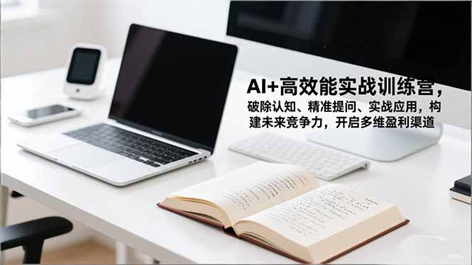 (16635期)AI+高效能实战训练营,破除认知、精准提问、实战应用,构建未来竞争力,开启多维盈利渠道众成网-学无止境-中创网zibi