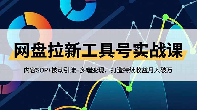 （16687期）网盘拉新工具号实战课，内容SOP+被动引流+多端变现，打造持续收益月入破万众成网-学无止境-中创网zibi