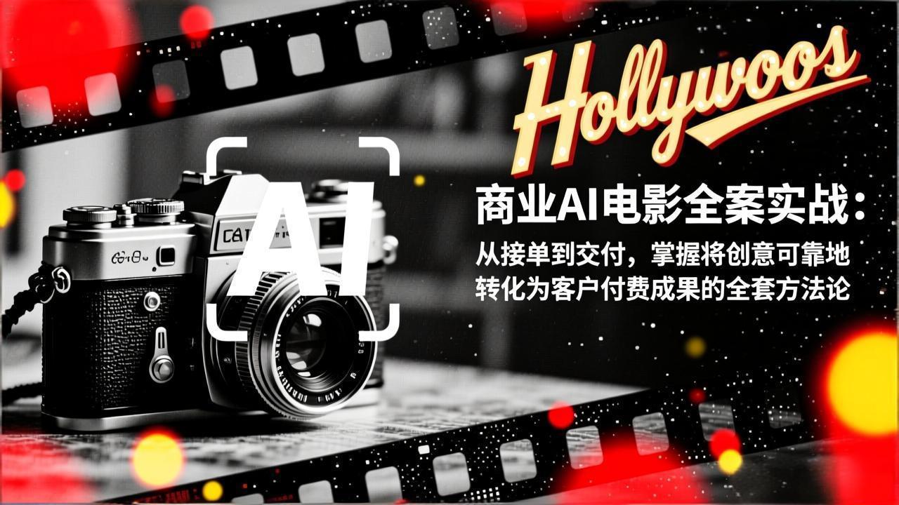 (17092期)商业AI电影全案实战:从接单到交付,掌握将创意可靠地转化为客户付费成果的全套方法论众成网-学无止境-中创网zibi